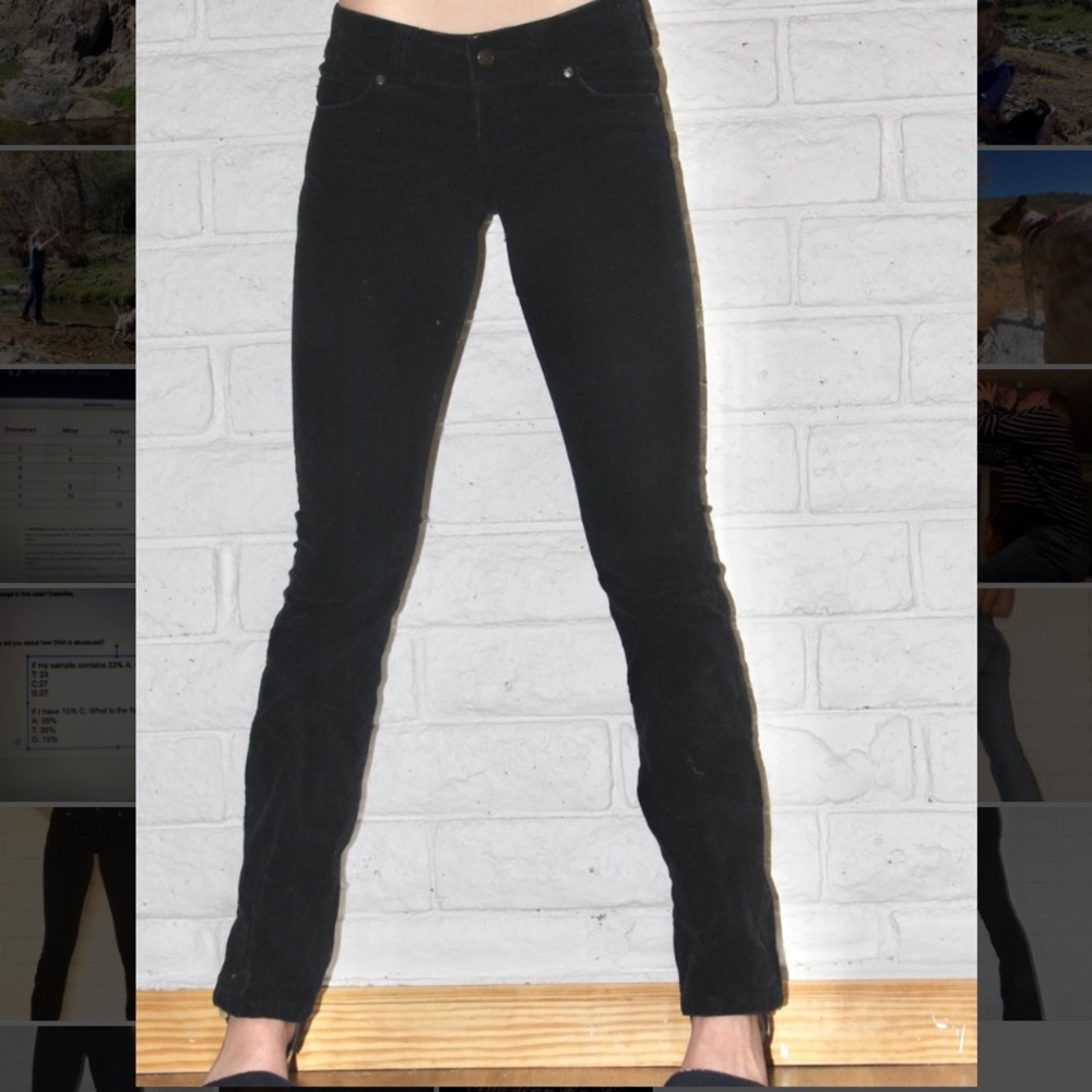 Y2k velvet flare pants